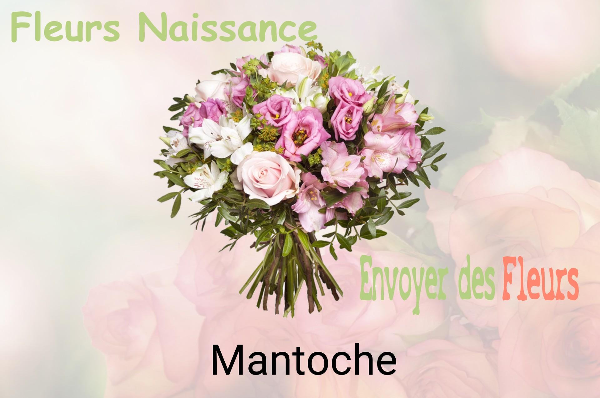 Bouquet de fleurs de naissance livré à Mantoche